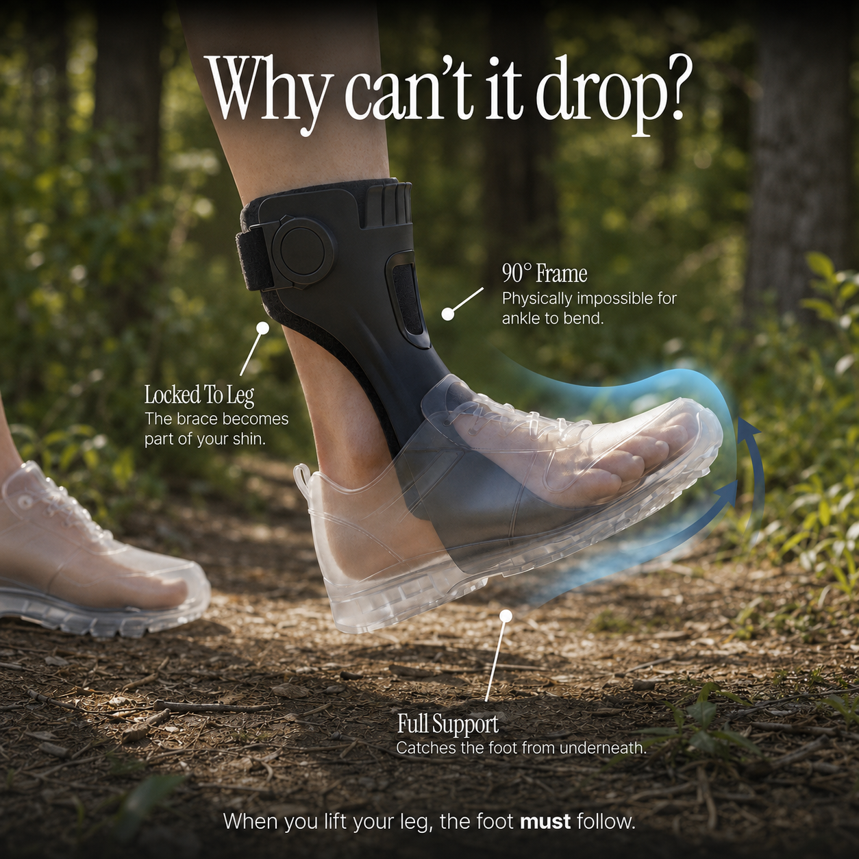 MOTIARA Foot Drop Support Brace