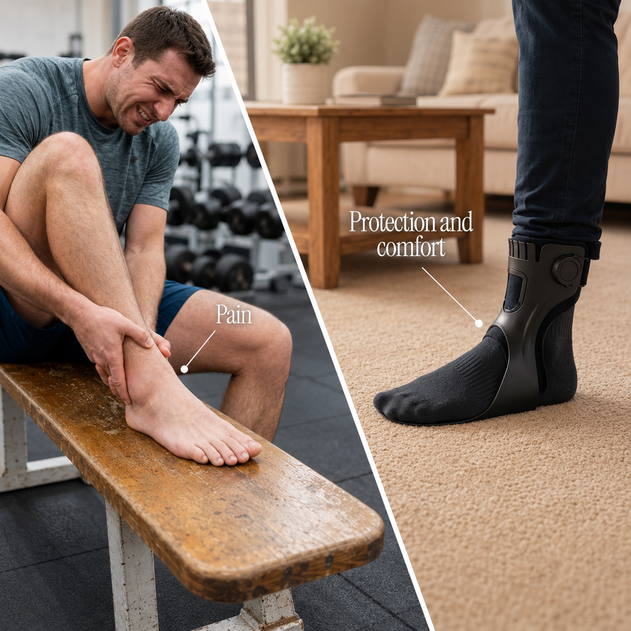 MOTIARA Foot Drop Support Brace